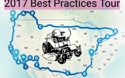 2017 Lawn Care Best Practices, Cali or Bust Tour – Where to find us (GPS Tracker)